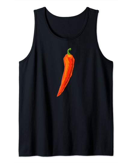 Hot Chili Pepper Shirt Gift for Spicy Food Lover Tank Top