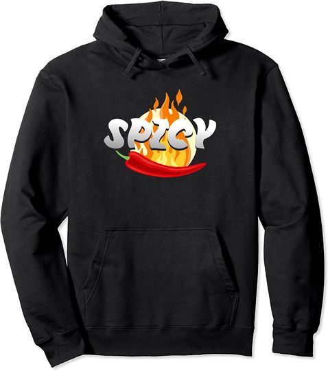 Spicy Hottie Chili Spice Pepper Food Lover Pullover Hoodie