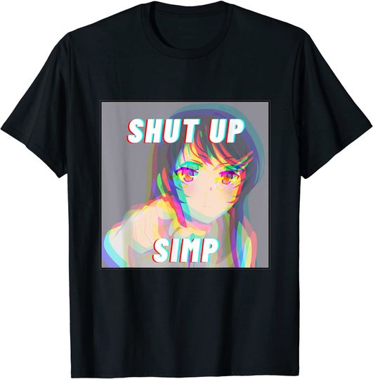Shut Up Simp Japan Anime School T Shirt