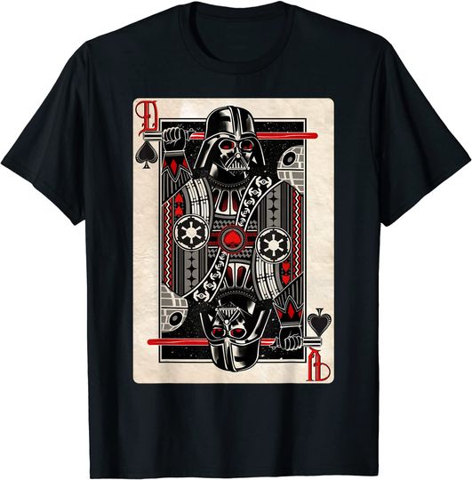 Darth Vader King of Spades Graphic T Shirt