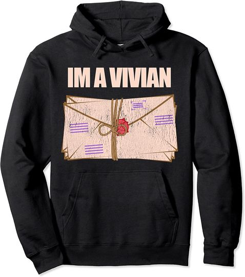 Dark Academic Hobby Love Letters I'm A Vivian Funny Pullover Hoodie