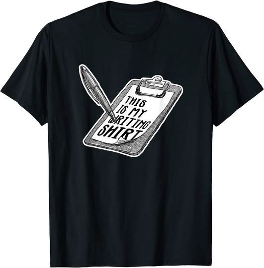 This is my writing shirt I reader author narrator artist T-Shirt
