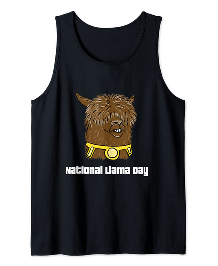 National Llama Day Tank Top