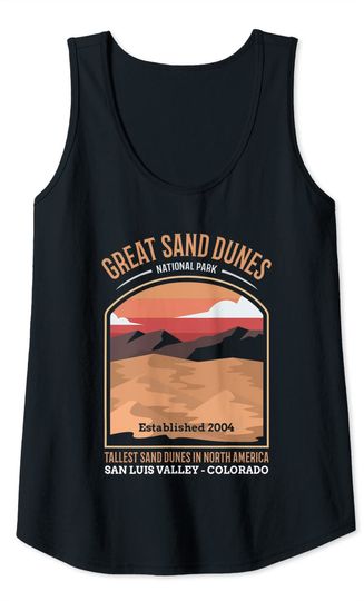 Great Sand Dunes National Park US Vintage Tank Top