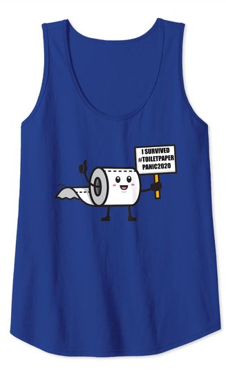 Toilet Paper Shortage 2020 I Survived Gift Tank Top