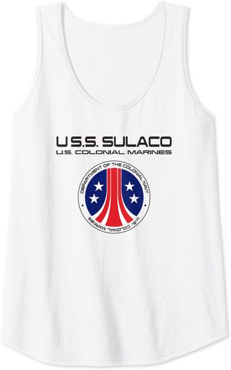 Aliens U.S.S. Sulaco U.S. Colonial Marines Tank Top