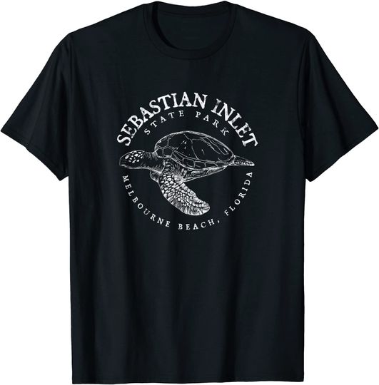 Sebastian Inlet State Park Florida Scuba Diving Turtle T-Shirt