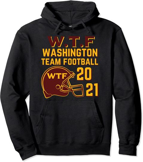 Washington DC Football 2021 Team Season Fan WTF Helmet Logo Hoodie