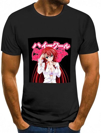 Short Sleeve T-Shirt for Men Rias Gremory-High School DxD