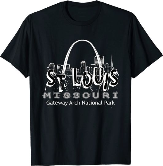 Gateway Arch National Park St. Louis Missouri Souvenir T Shirt