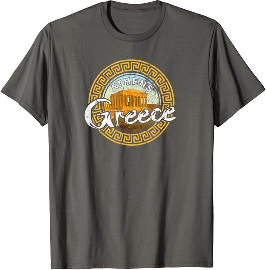 Greece Athens Parthenon Acropolis Vintage Greek T Shirt