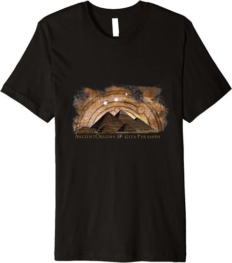 Ancient Origins Giza Pyramids T Shirt