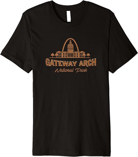 Gateway Arch National Park St Louis Missouri Souvenir T Shirt