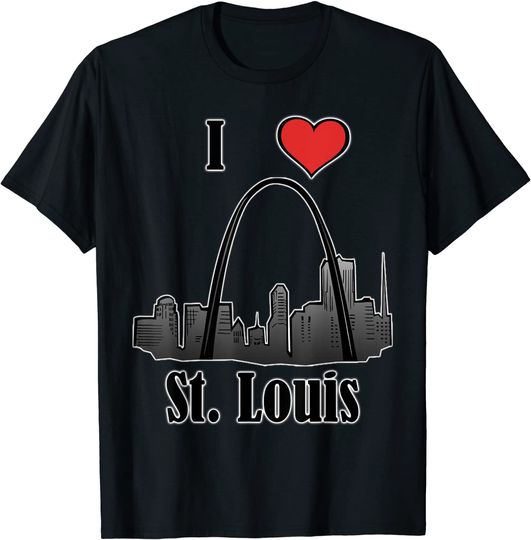 I Love St. Louis Souvenir T Shirt