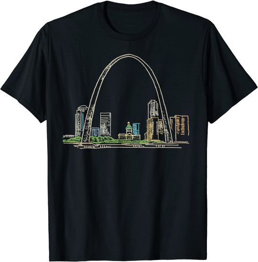 Gateway Arch St Louis T Shirt