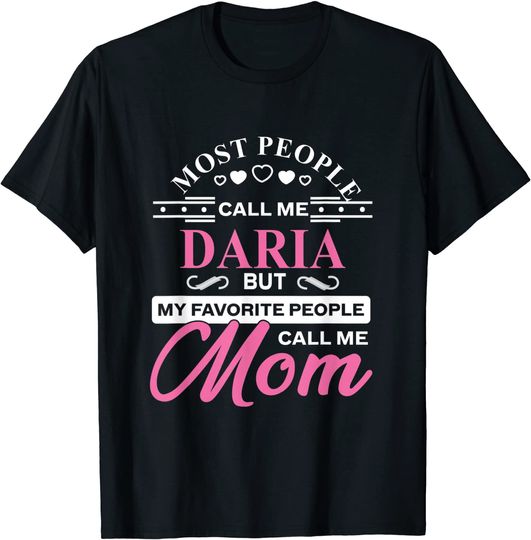 Daria Gift Name Mother's Day Personalized Women Mom T-Shirt