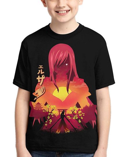 Fairy Tail Erza Scarlet Anime T Shirt
