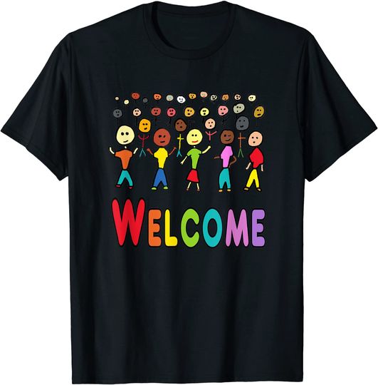 Refugees And Migrants Welcome T Shirt