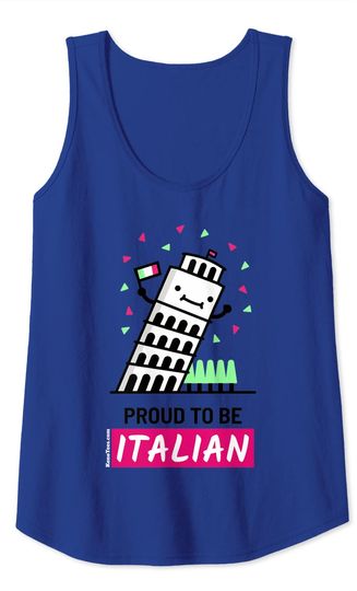 Leaning tower of Pisa Gift Idea Tank Top