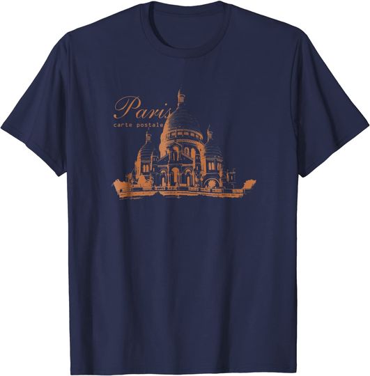 Big Texas Paris Sacre-Coeur T Shirt