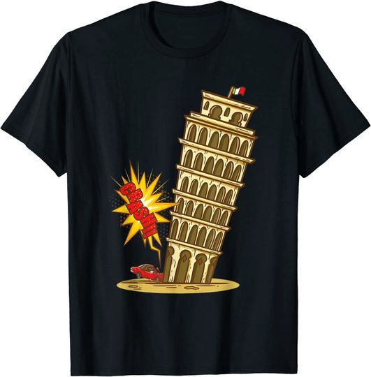 Funny Leaning Tower of Pisa T-Shirt