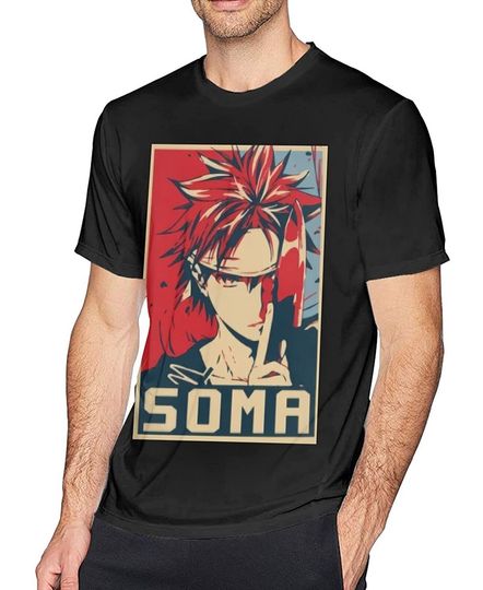 Shokugeki No Soma Yukihira Soma Anime Men Shirt Casual