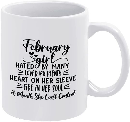 February Birthday Mug