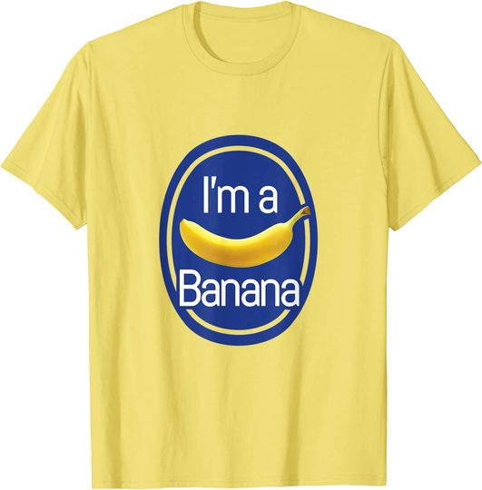 Halloween I'm a Banana Yellow T Shirt