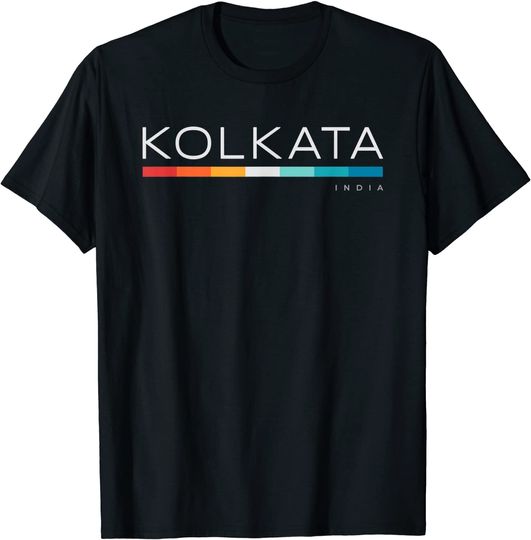 Kolkata India Retro Design T-Shirt