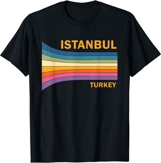 Retro Vintage 70s Istanbul Turkey T-Shirt