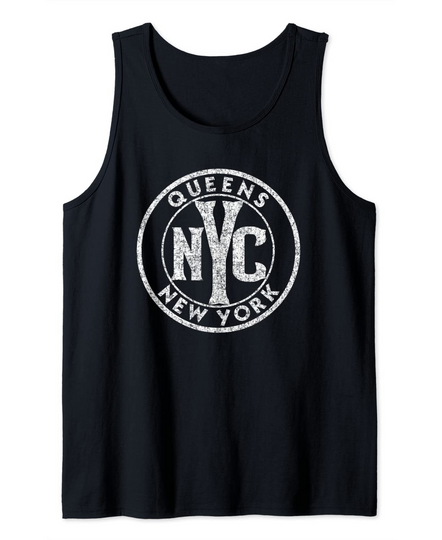 Queens NY New York Vintage Tank Top