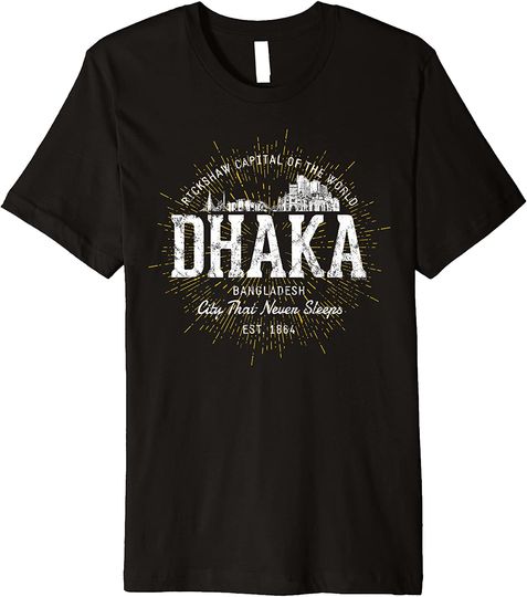 Bangladesh Vintage Retro Dhaka T-Shirt
