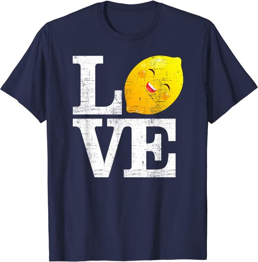Love Happy Lemon Fresh Summer T Shirt