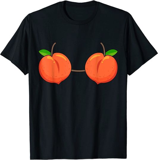 Peach Bra Fruits Halloween T Shirt