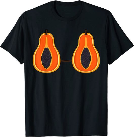 Papaya Bra Fruit Halloween T Shirt