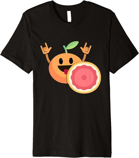 Dancing Grapefruit Tropical Fruit T Shirt