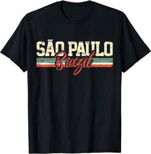 Sao Paulo Brazil Vintage Gift T-Shirt