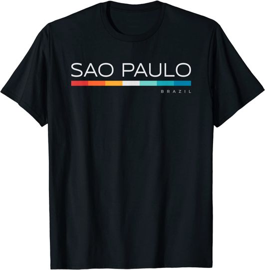 Sao Paulo Brazil Retro T-Shirt