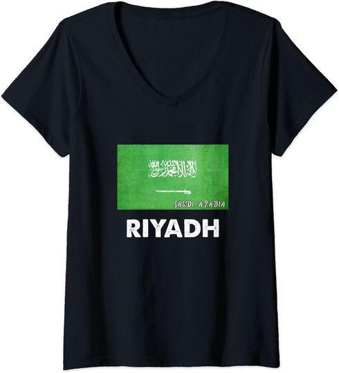 Riyadh Saudi Arabia V-Neck T-Shirt