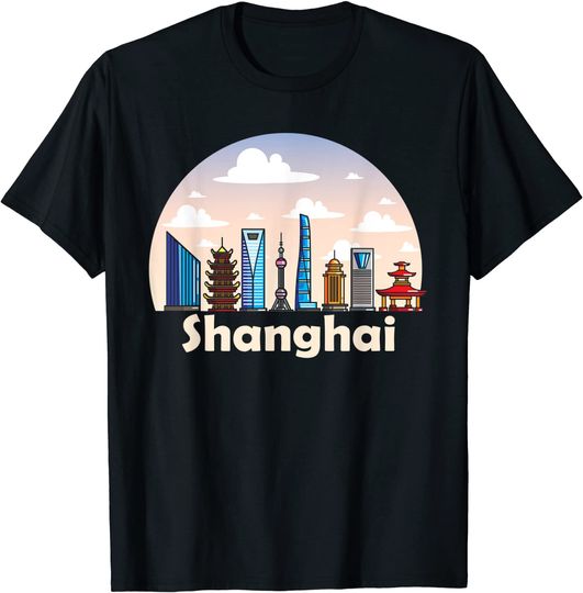 Shanghai Skyline China T-Shirt