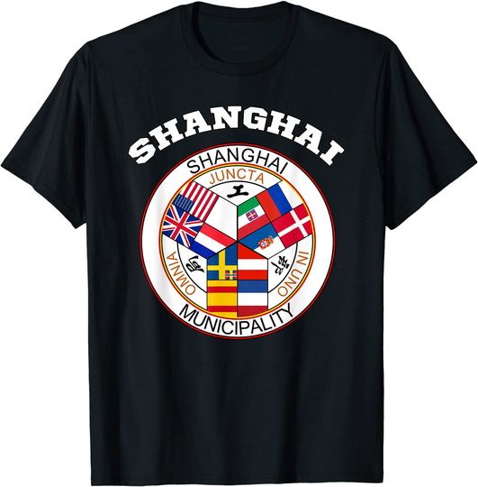 Shanghai Coat of arms Flag T-Shirt