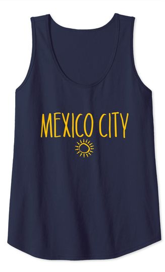 Mexico City Sun Drawing Tank Top