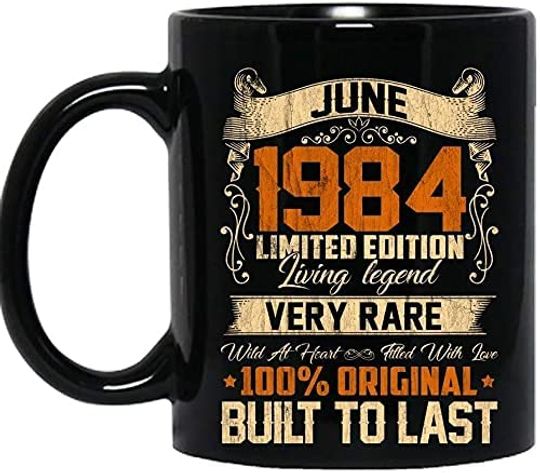 Vintage Born In June 1984 Mug