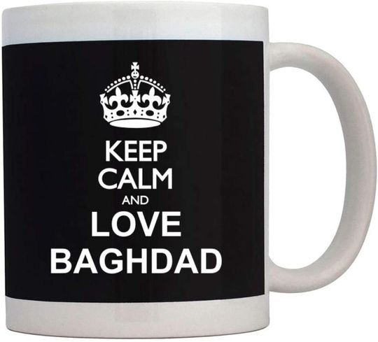 Keep calm and love Baghdad Mug ceramic