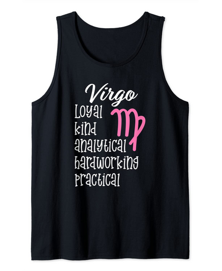 Virgo Traits gift for August and September Tank Top