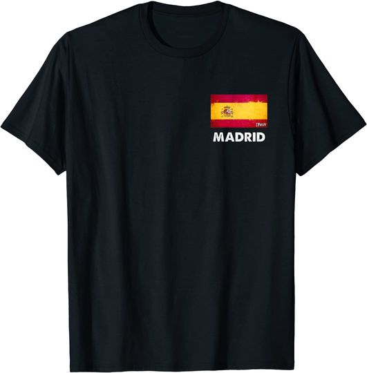 Madrid Spain Flag Shirt | Madrid T-Shirt