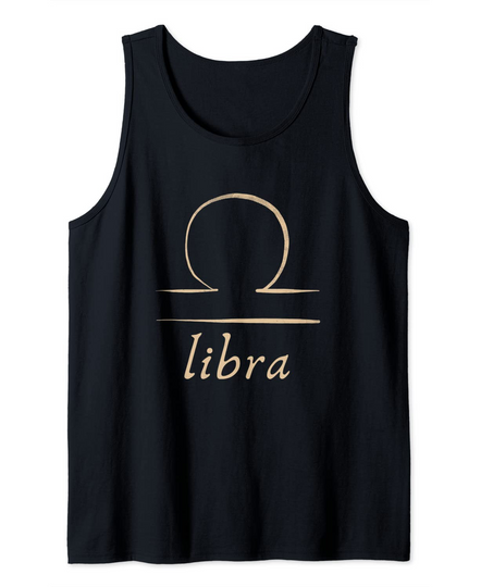 Zodiac Libra Sign Horoscope October Tank Top
