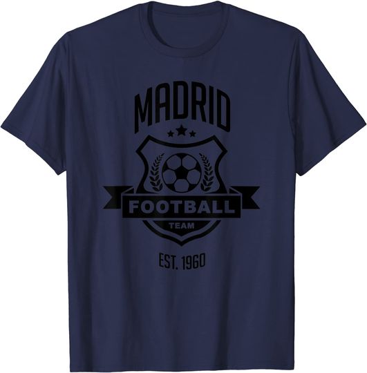 Retro Spain Madrid Gameday Sport Atletico Soccer Fan Gift T-Shirt