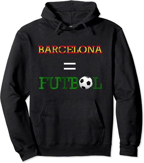 Barcelona futbol gracioso espana spain Pullover Hoodie