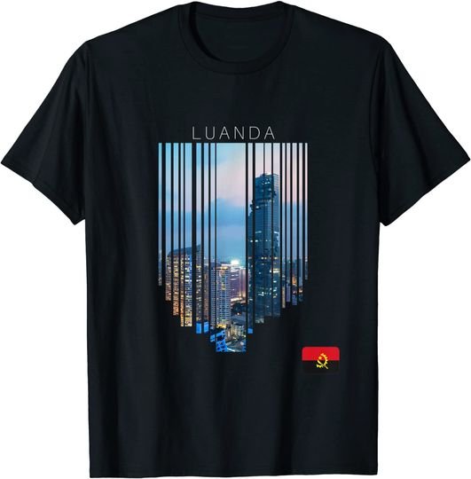 Luanda Angola Flag T Shirt